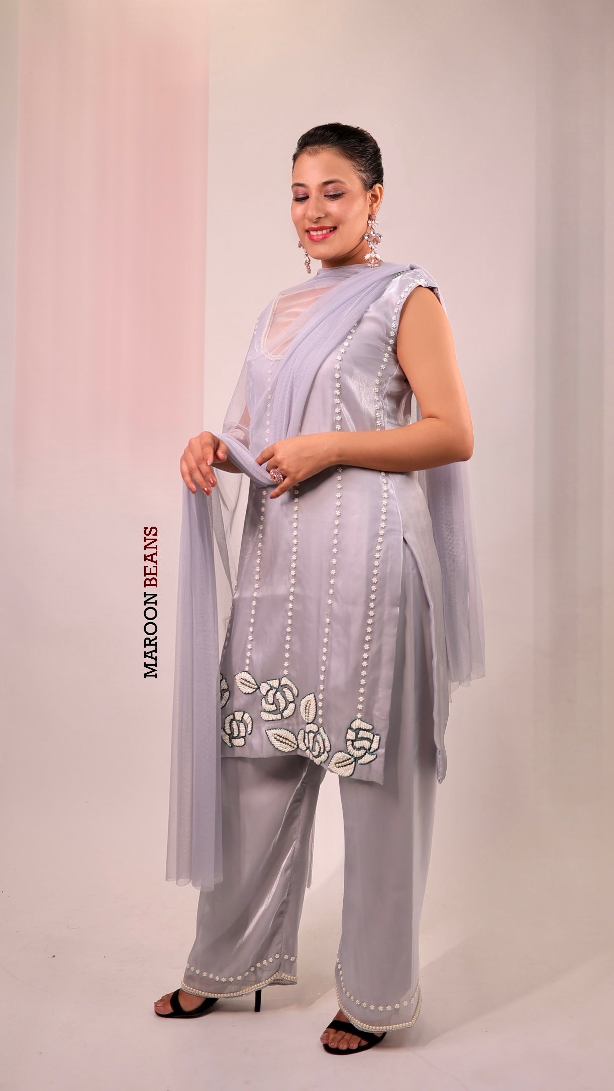 Hand Embroidered Kurta Set