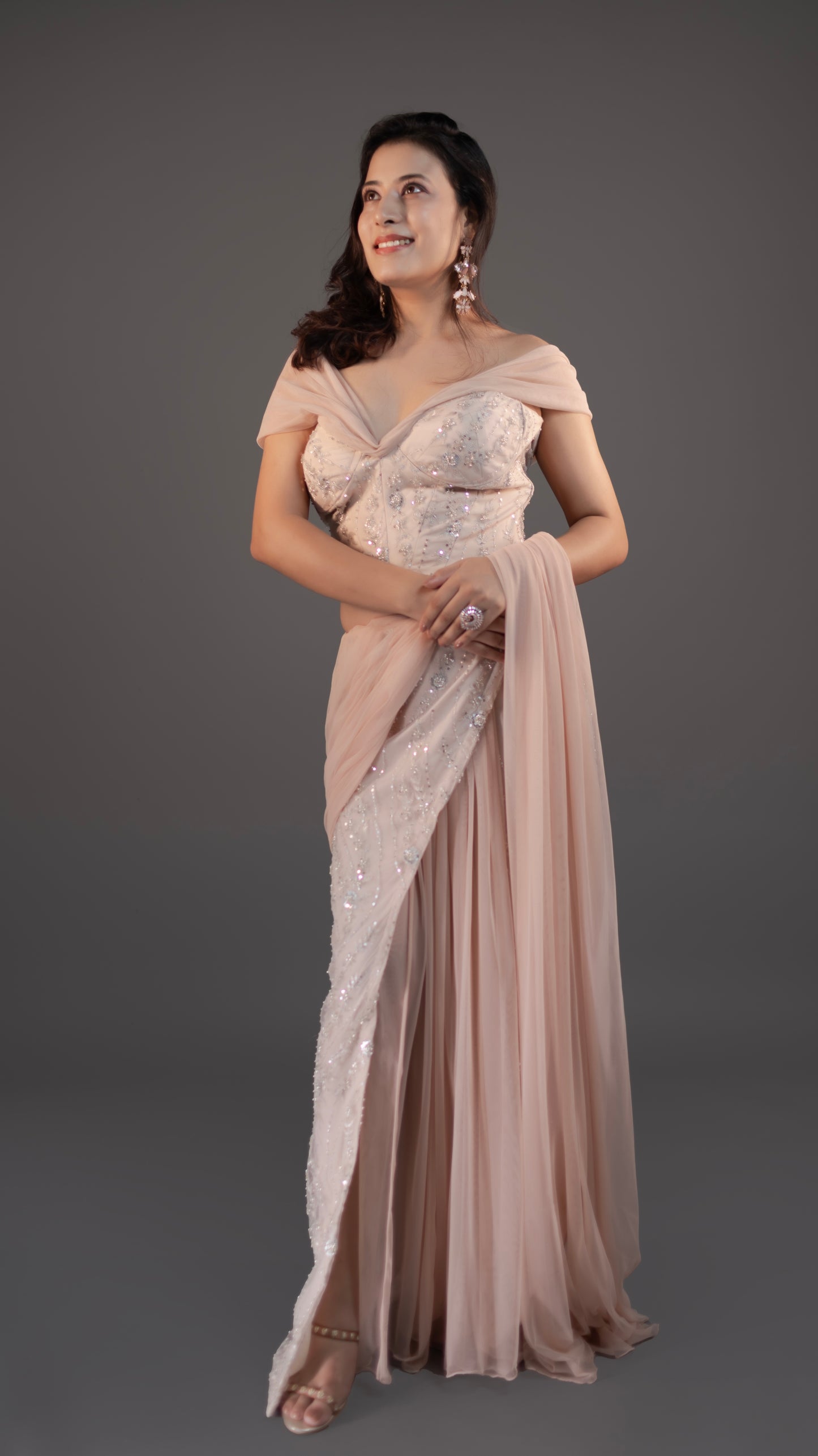 Cinderella Drape Saree