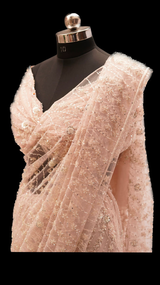 Blush Pink Saree